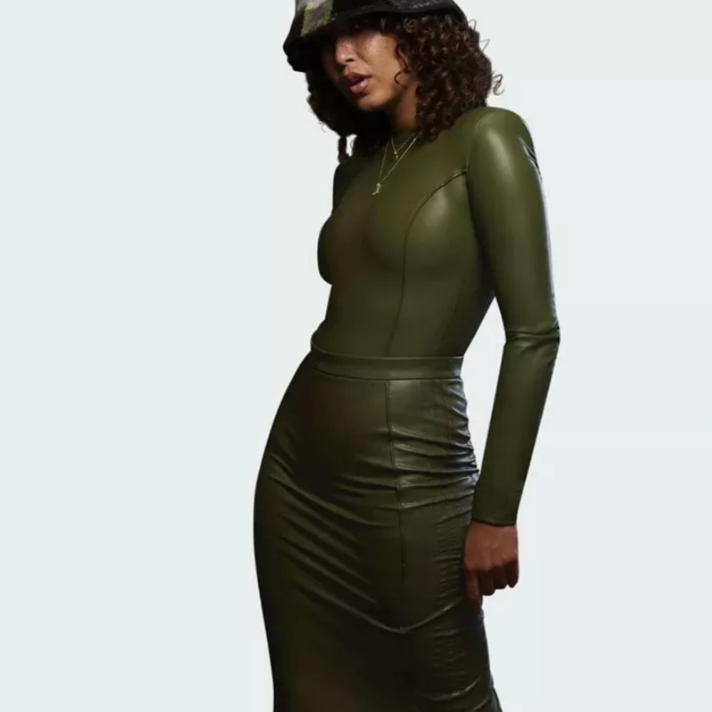 SET: Ivy Park x Adidas Olive Green Bodysuit/Skirt-CAN BE SOLD SEPARATELY!!!
